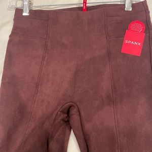 Spanx faux suede leggings